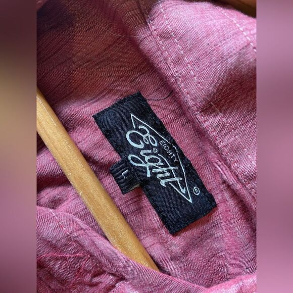 Red button up - Picture 3 of 5